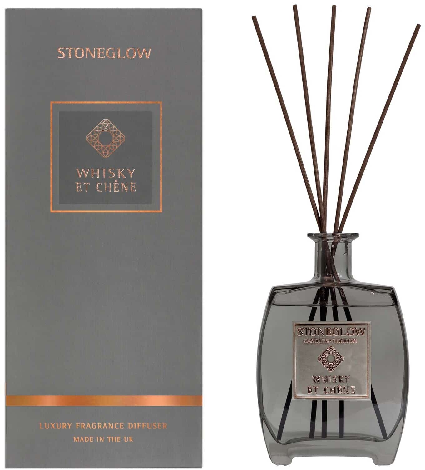 Stoneglow Metallique – Whisky et Chene – Reed Diffuser Stoneglow Metallique - Whisky et Chene - Reed Diffuser
