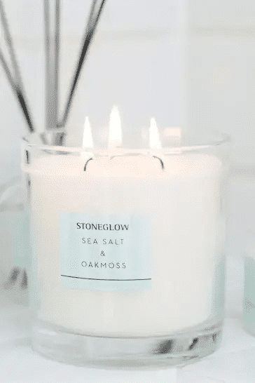 StoneGlow Modern Classics – Sea Salt & Oakmoss – 3 Wick Candle StoneGlow Modern Classics - Sea Salt & Oakmoss - 3 Wick Candle