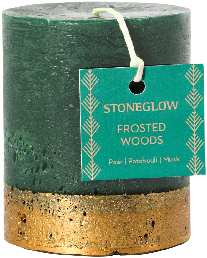 Stoneglow Seasonal Collection - Frosted Woods - Short Pillar