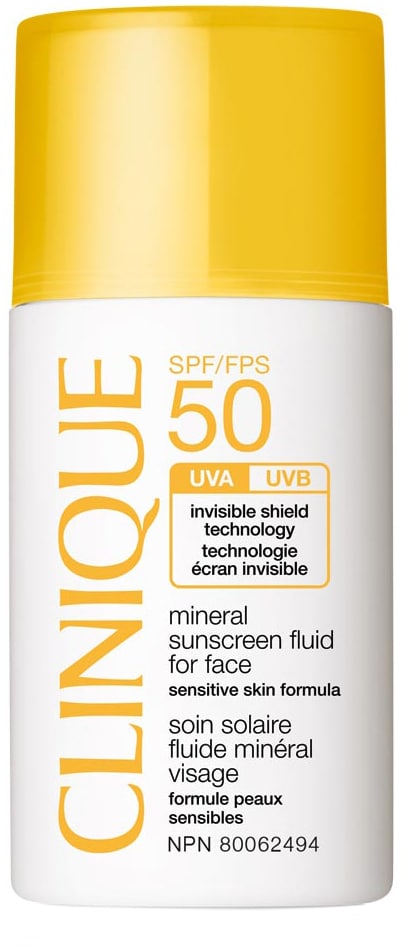Clinique Mineral Sunscreen Fluid For Face SPF 50 Clinique Mineral Sunscreen Fluid For Face SPF 50