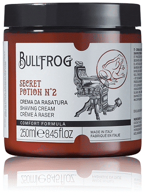 Bullfrog Secret Potion No2 Shaving Cream Comfort 250ml Bullfrog Secret Potion No2 Shaving Cream Comfort 250ml