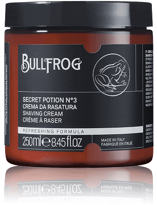 Bullfrog Secret Potion No 3 Shaving Cream Refreshing 250ml Bullfrog Secret Potion No 3 Shaving Cream Refreshing 250ml
