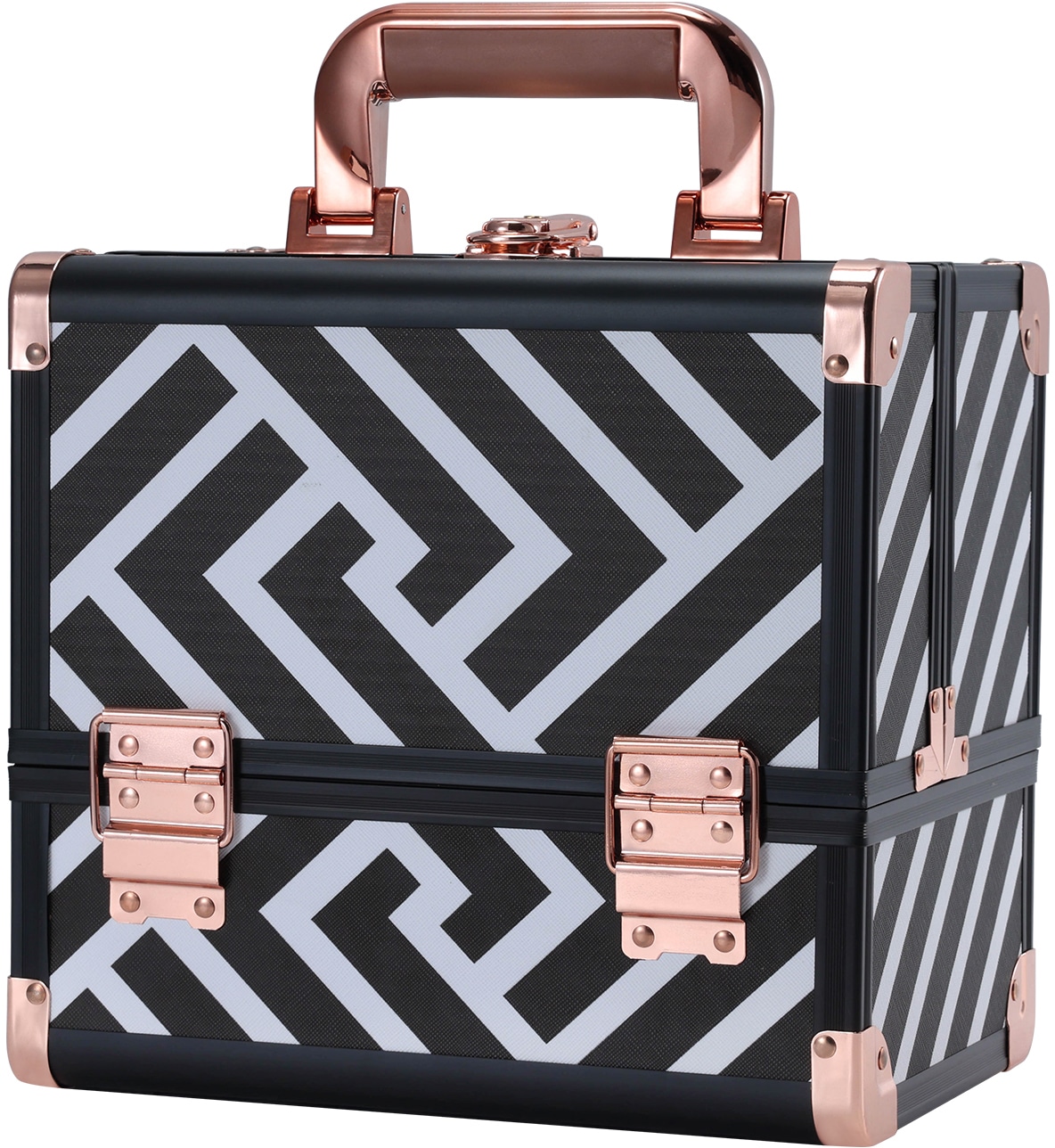 Big Rock Trading - Big Make Up Case Black And White Design (S)