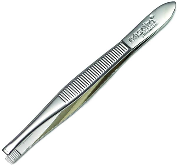 Nascita Do Tweezer, Straight tip, Chrome, Thin