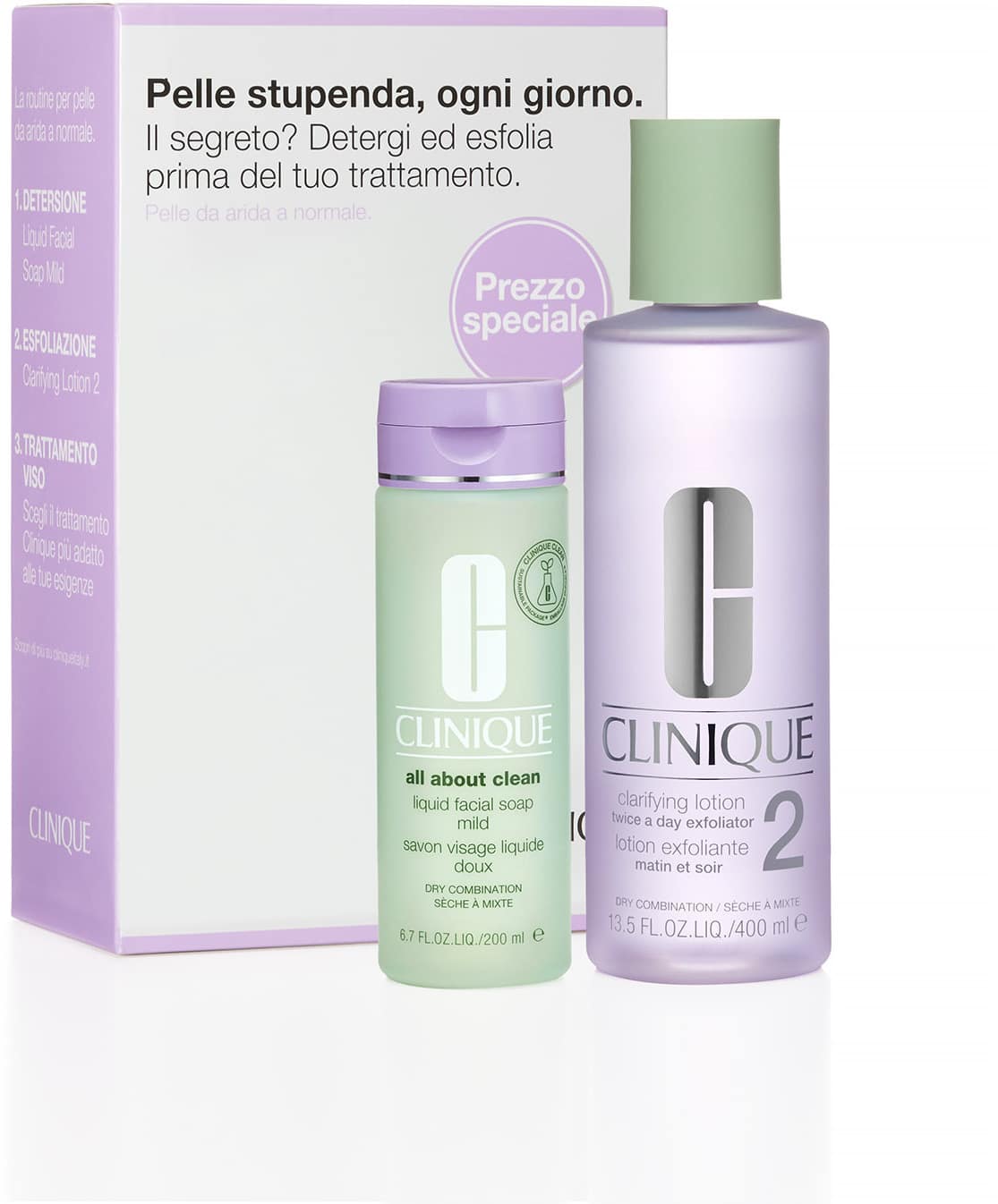 Clinique Cleansing Set For Combination To Dry Skin