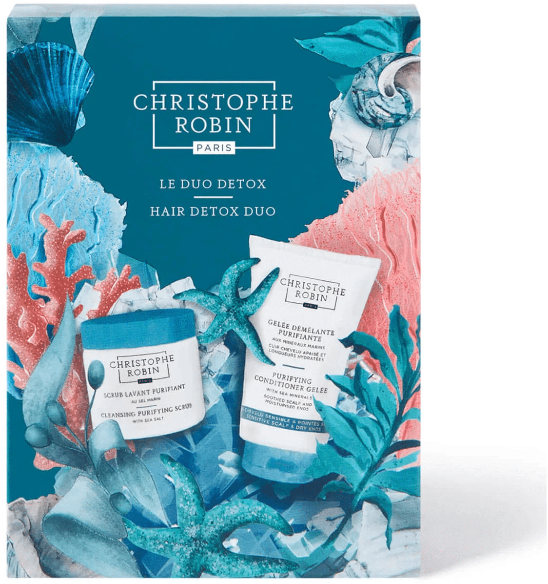 Christophe Robin Cleansing Scrub, Scrub Home & Away Duo