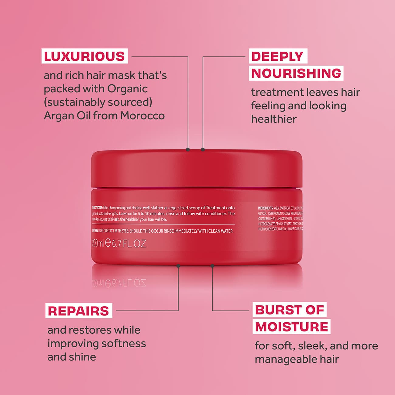 Lee Stafford Argan Oil from Morocco Deep Nourishing Treatment Mask Lee Stafford Argan Oil from Morocco Deep Nourishing Treatment Mask - Image 2