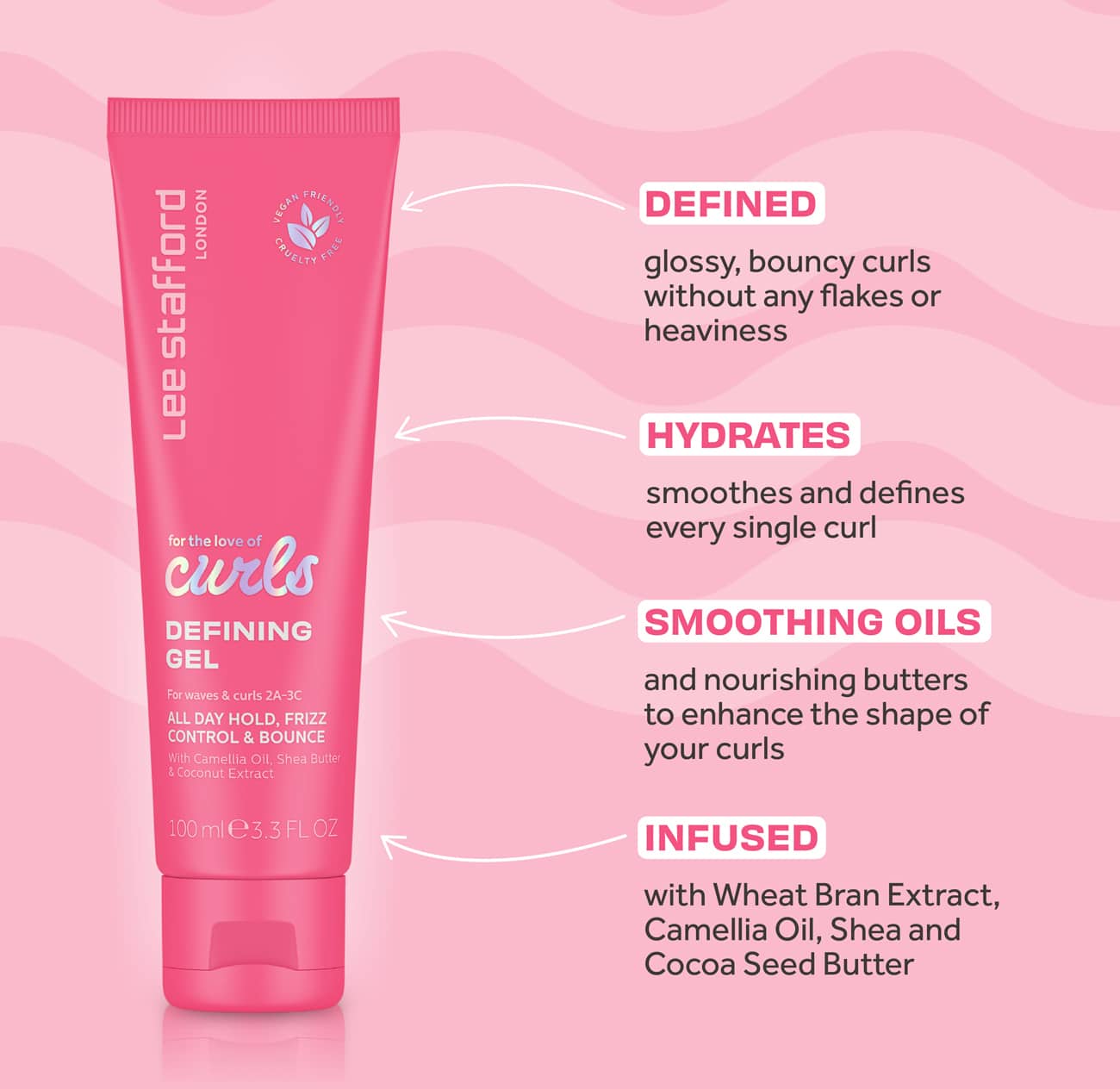 Lee Stafford For The Love Of Curls Defining Gel Lee Stafford For The Love Of Curls Defining Gel - Image 2