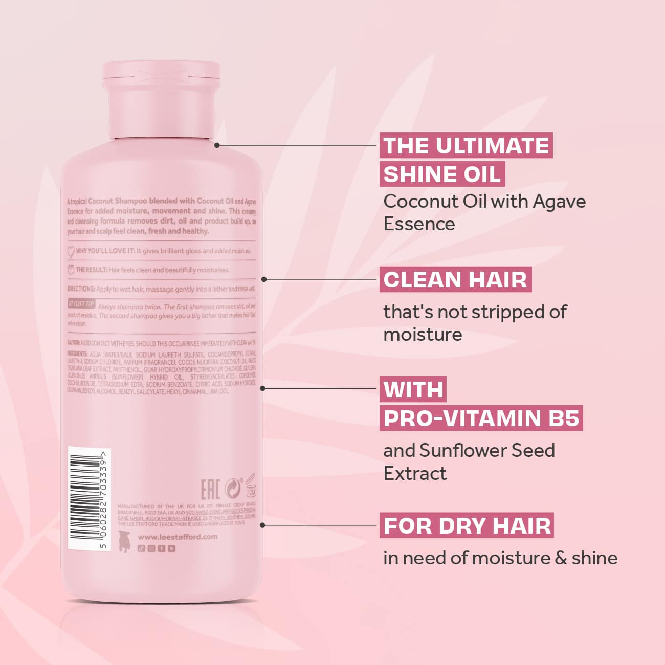 Lee Stafford Coco Loco Shine Shampoo Lee Stafford Coco Loco Shine Shampoo - Image 3