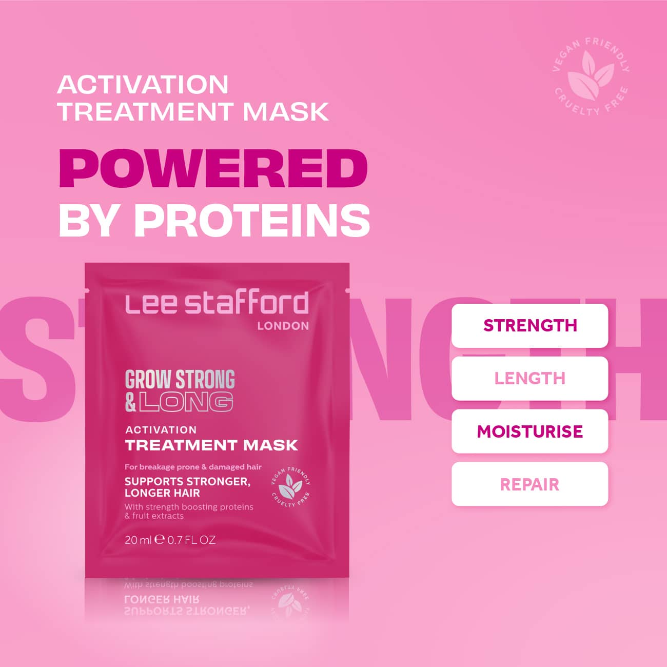 Lee Stafford Grow Strong & Long Activation Treatment Mask Lee Stafford Grow Strong & Long Activation Treatment Mask - Image 3