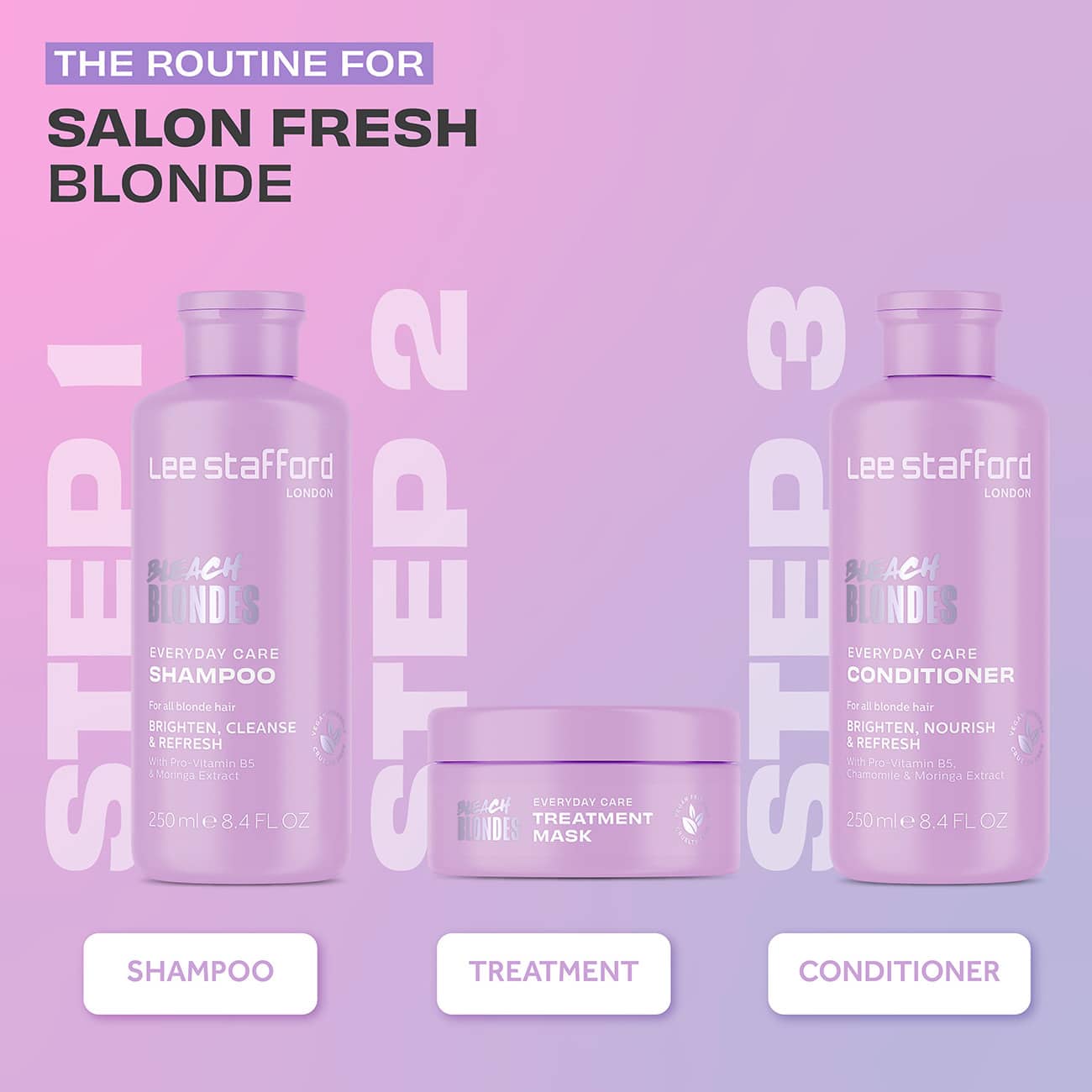 Lee Stafford Bleach Blondes Everyday Care Shampoo Lee Stafford Bleach Blondes Everyday Care Shampoo - Image 4