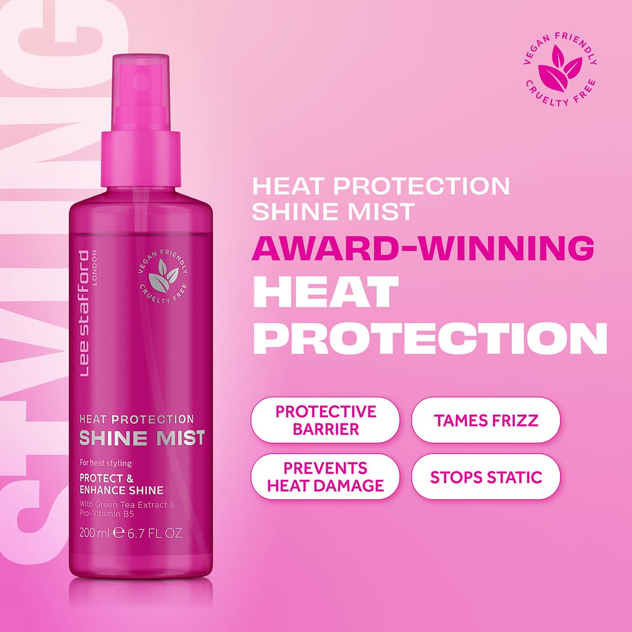Lee Stafford Styling Heat Protection Shine Mist Lee Stafford Styling Heat Protection Shine Mist - Image 3