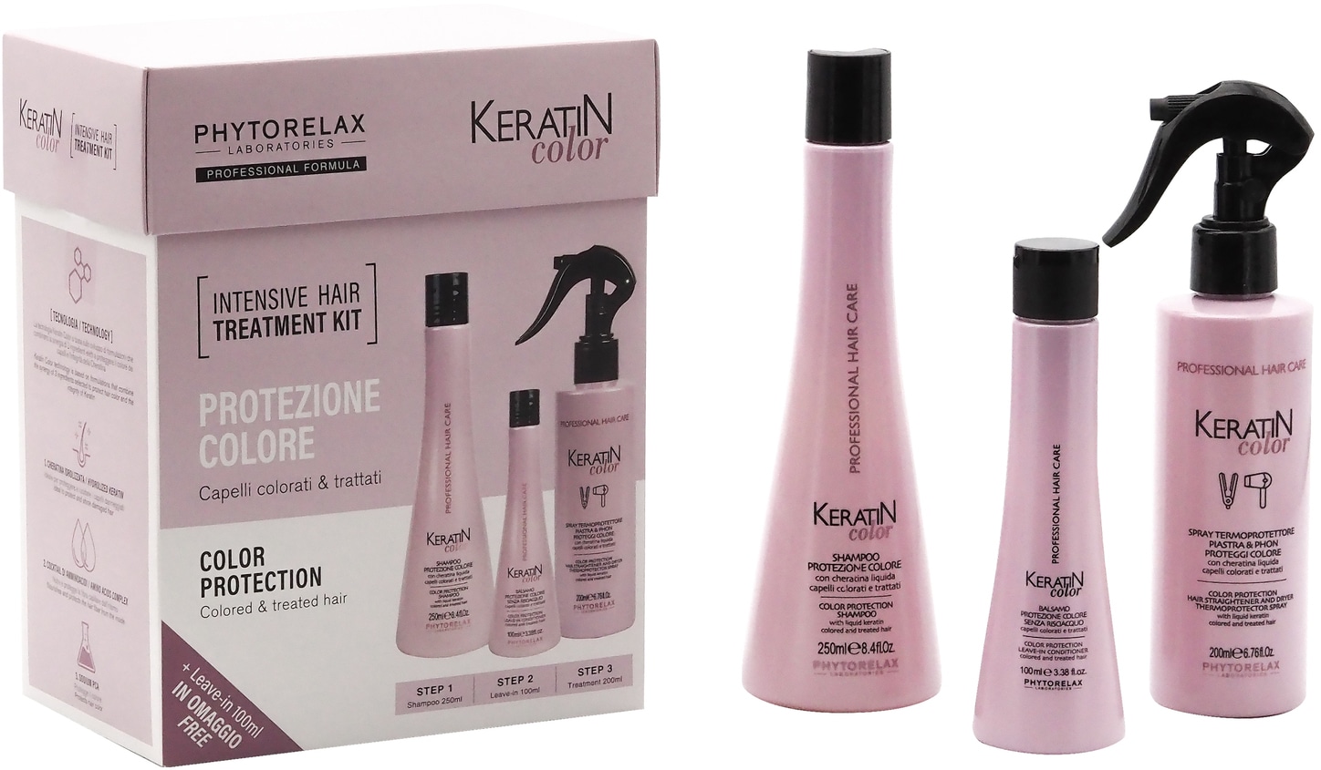 Phytorelax Keratin Color – Color Protection Kit Phytorelax Keratin Color - Color Protection Kit