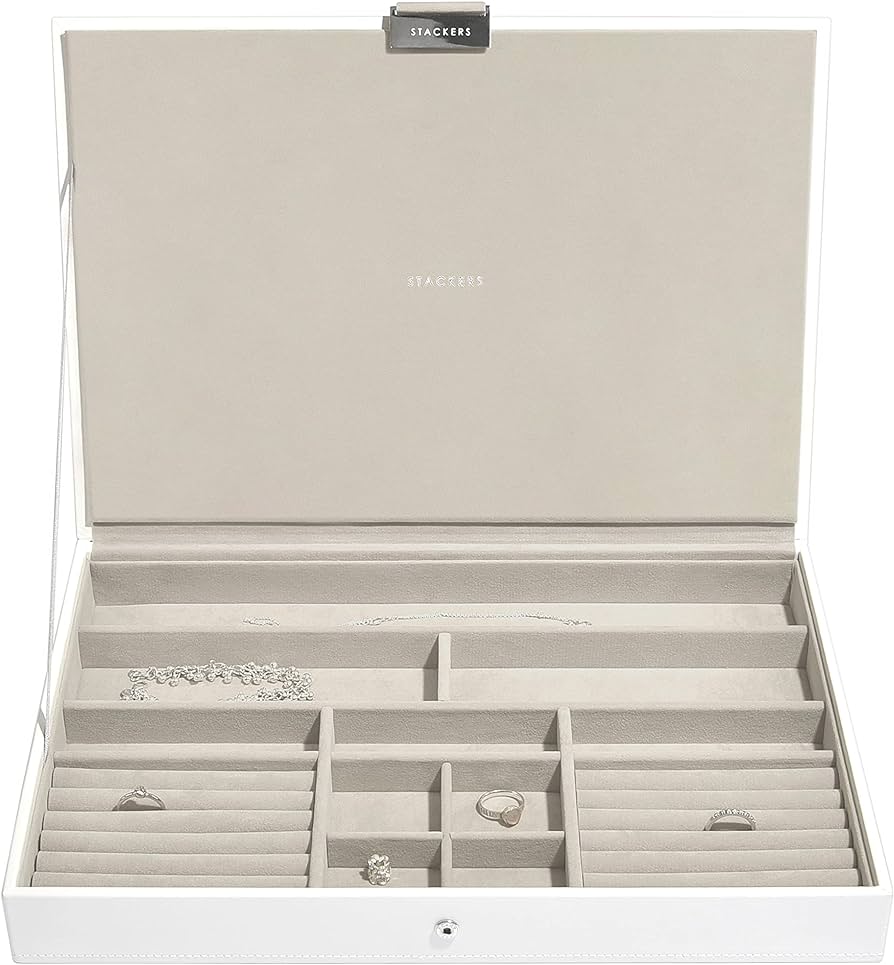 Stackers Supersized Lidded White Stackers Supersized Lidded White