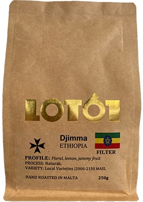 Lot 61 Ethiopia Lalo Natural Coffee 250grms
