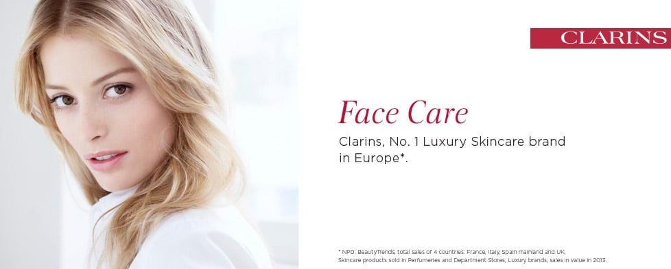Clarins - Behind The Brand Banner