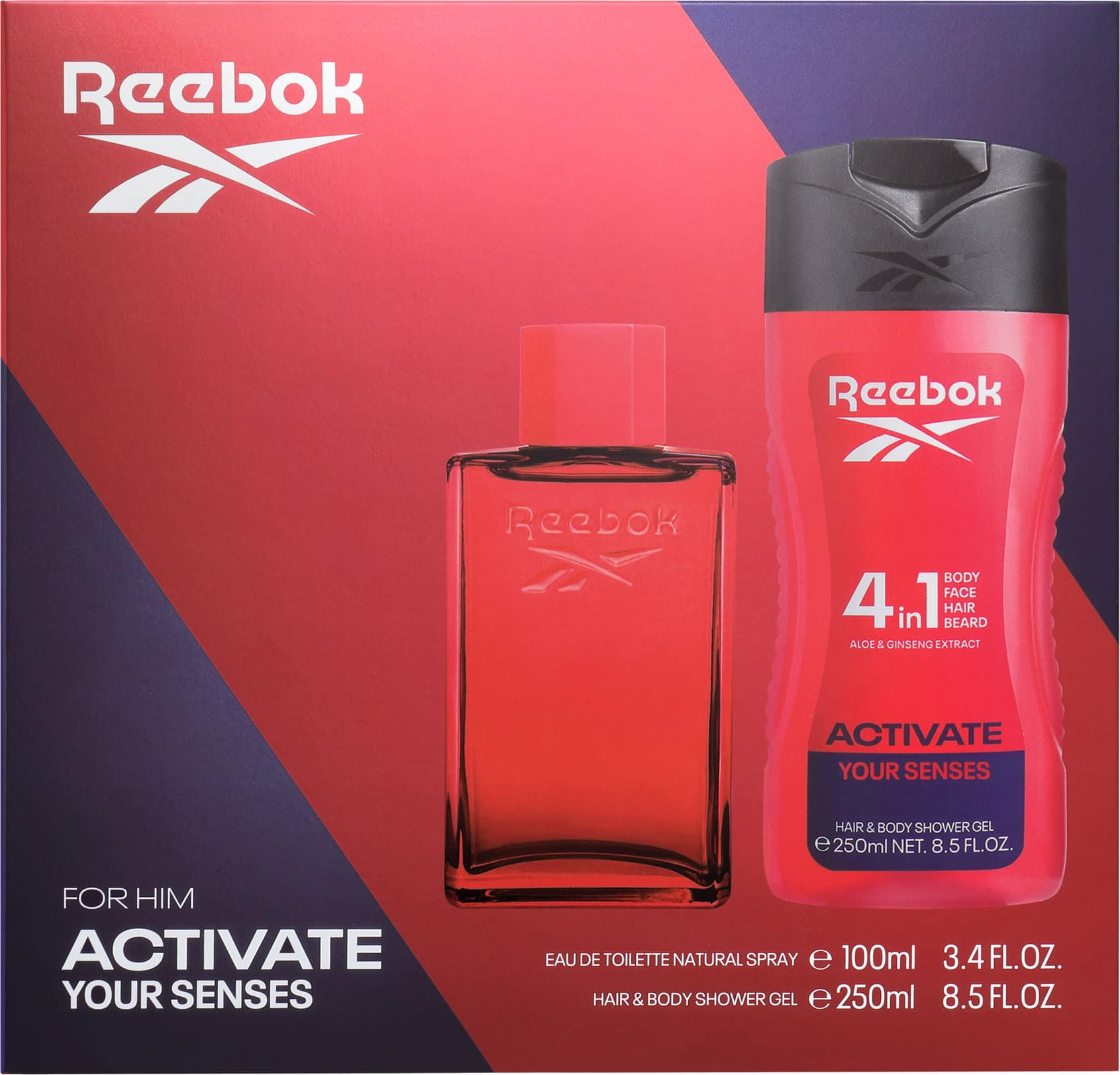 Reebok Activate Set For Him Edt Reebok Activate Set For Him Edt