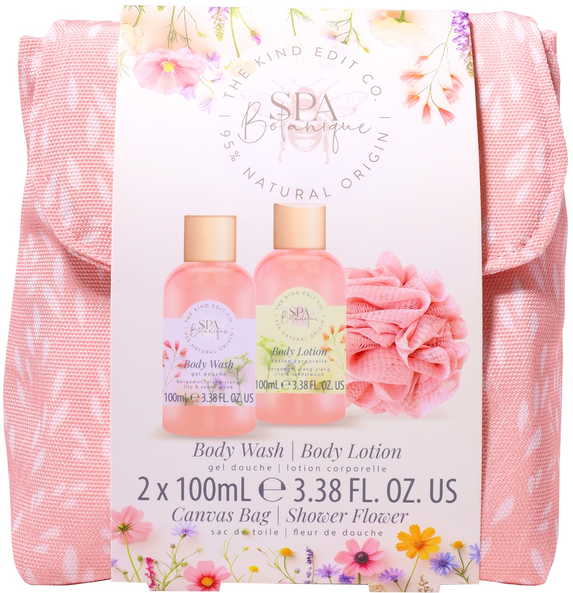 Rainbow Cosmetics Spa Botanique Mini Shower Pouch