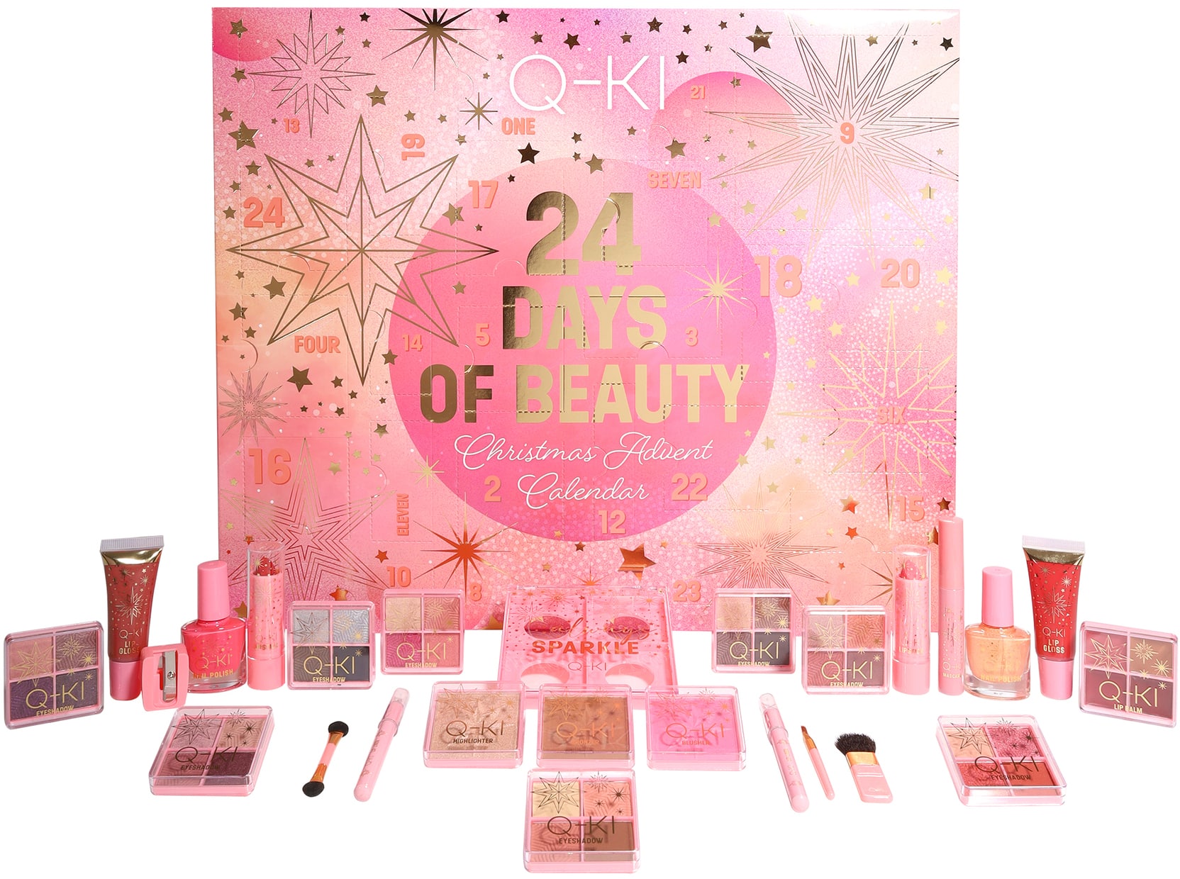 Rainbow Cosmetics Q-Ki 24 Days Of Beauty Advent Calendar