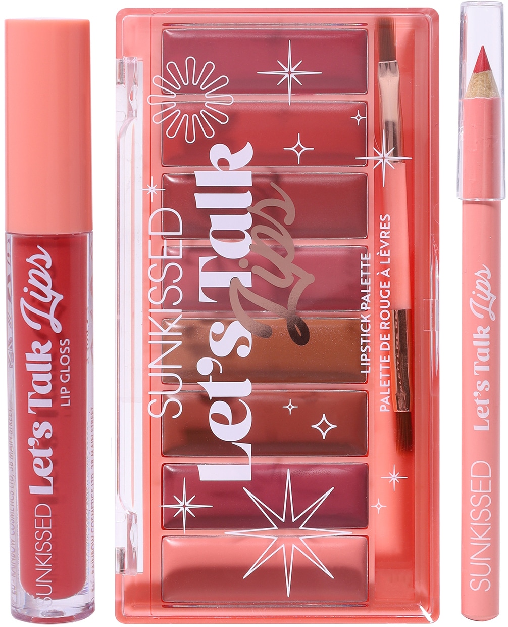 Rainbow Cosmetics Sunkissed Let's Talk Lips