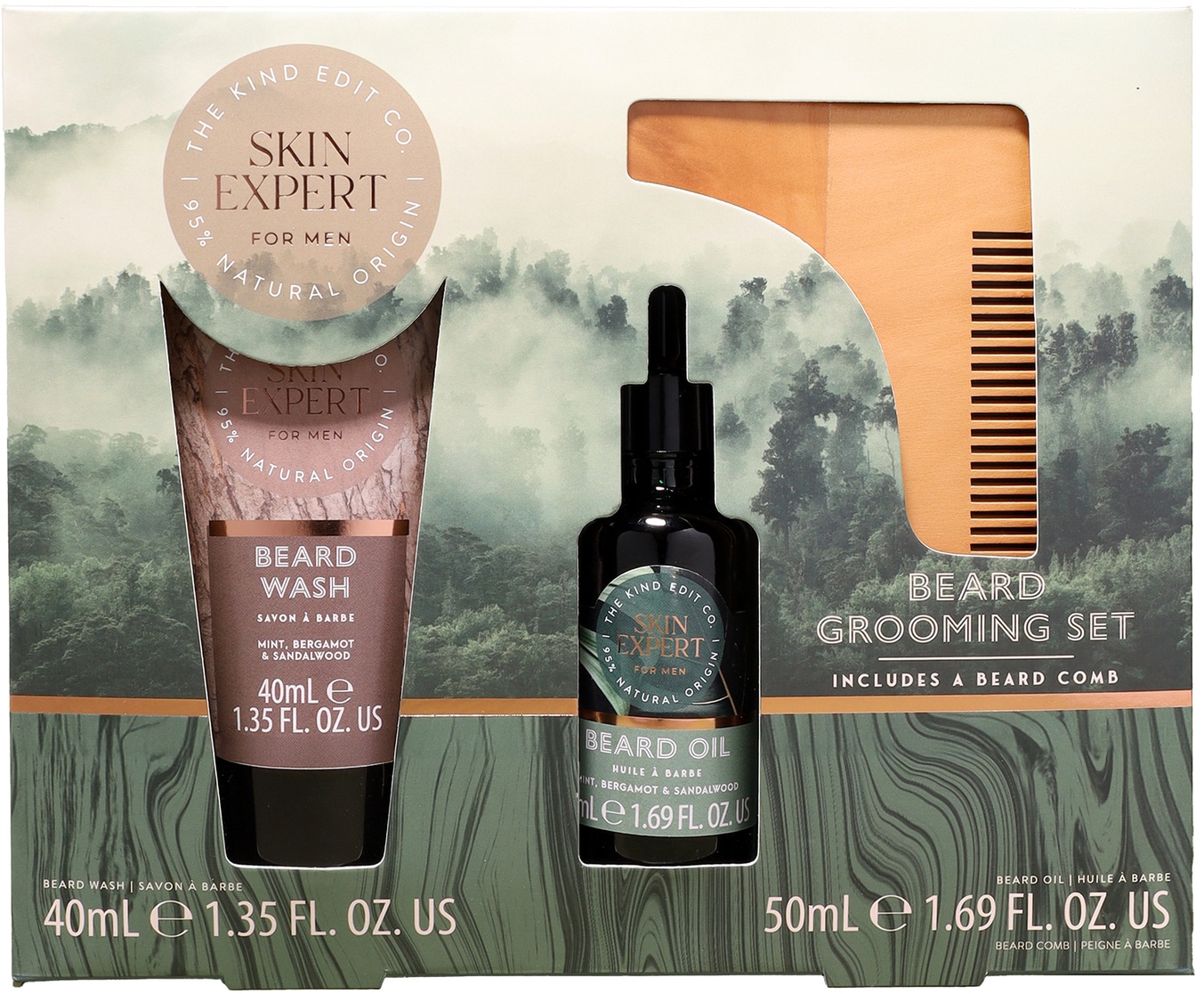 Rainbow Cosmetics Skin Expert Beard Grooming Set Rainbow Cosmetics Skin Expert Beard Grooming Set