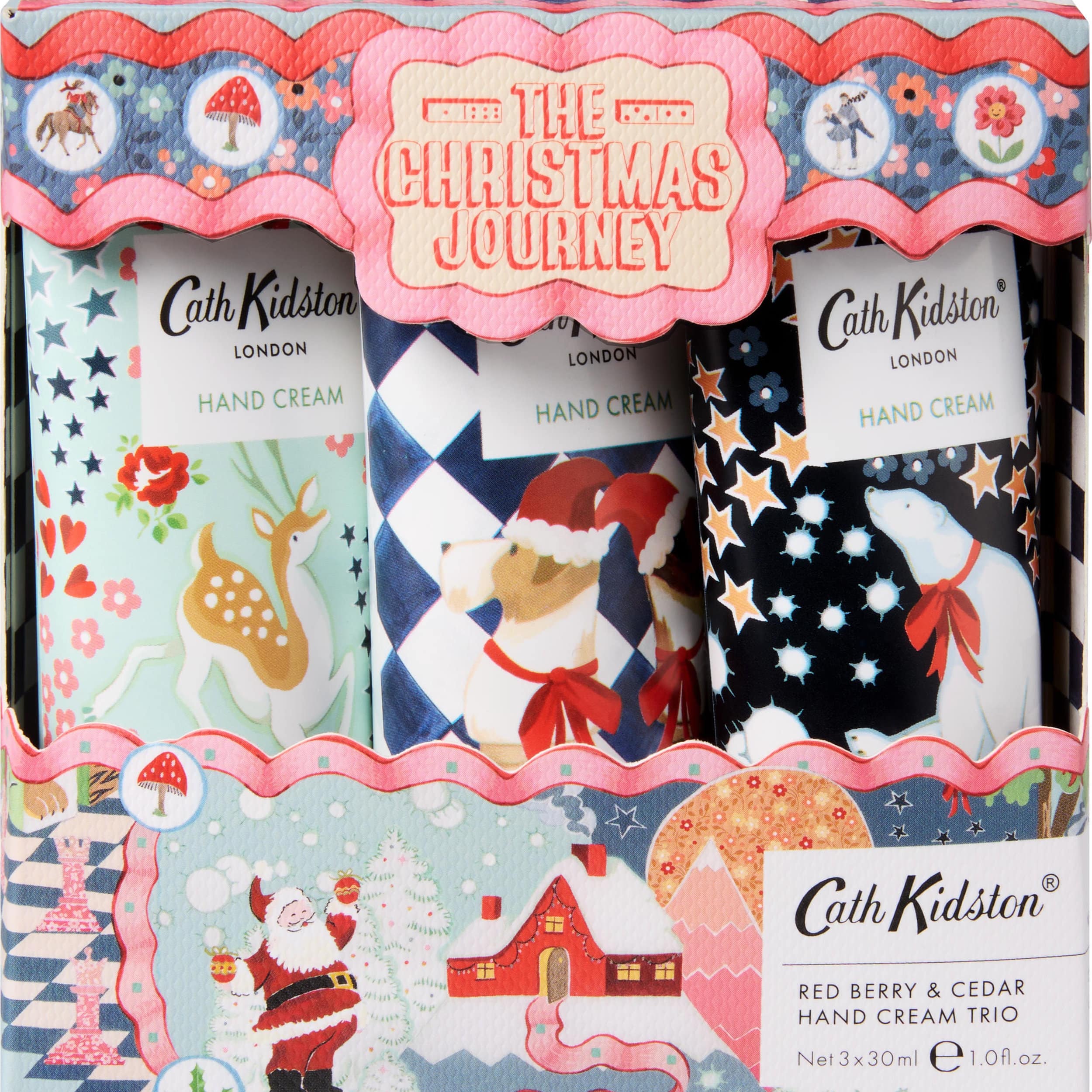 Heathcote & Ivory - Cath Kidston - The Christmas Journey - Hand Cream Trio