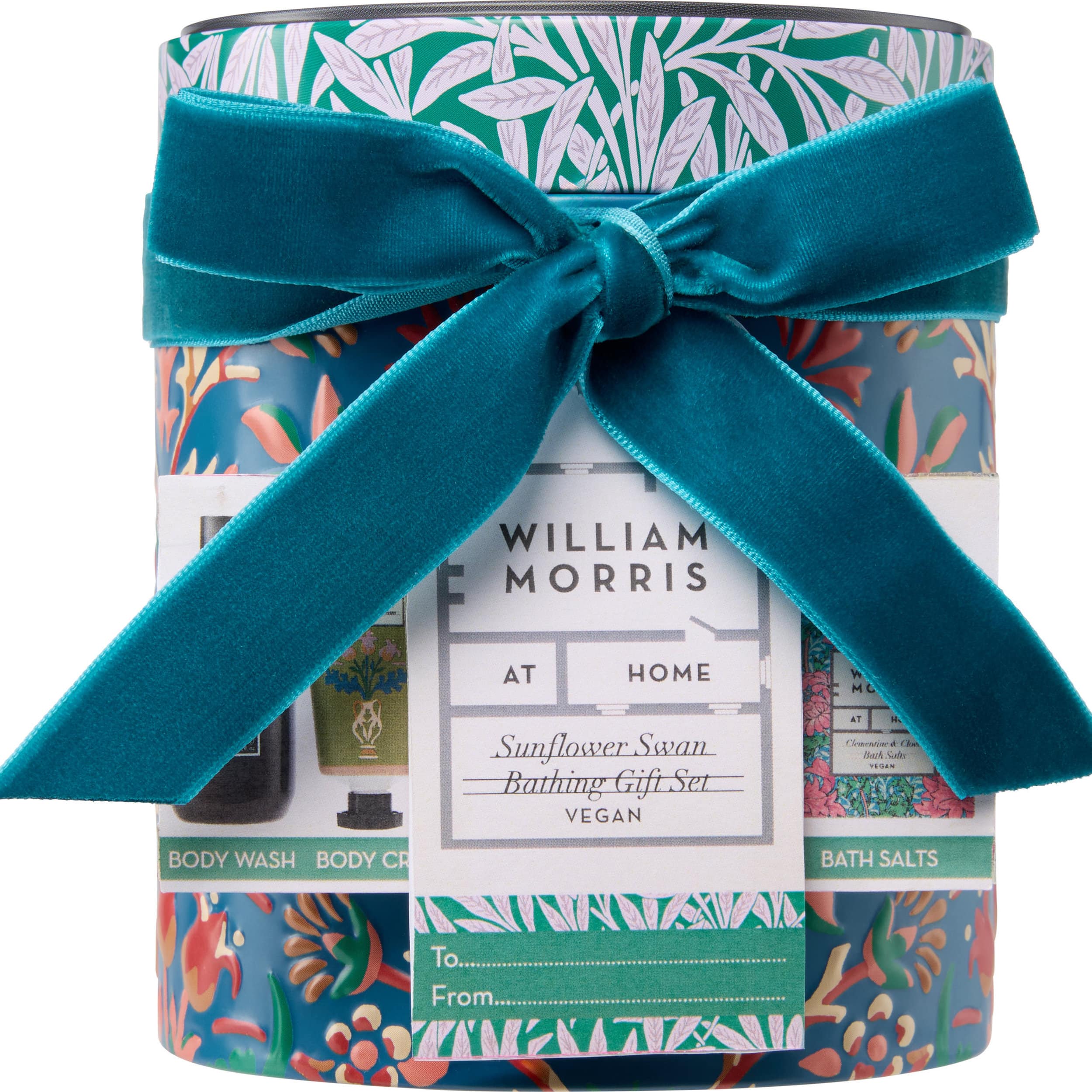 Heathcote & Ivory - William Morris Home - Sunflower Swan - Bathing Gift Set