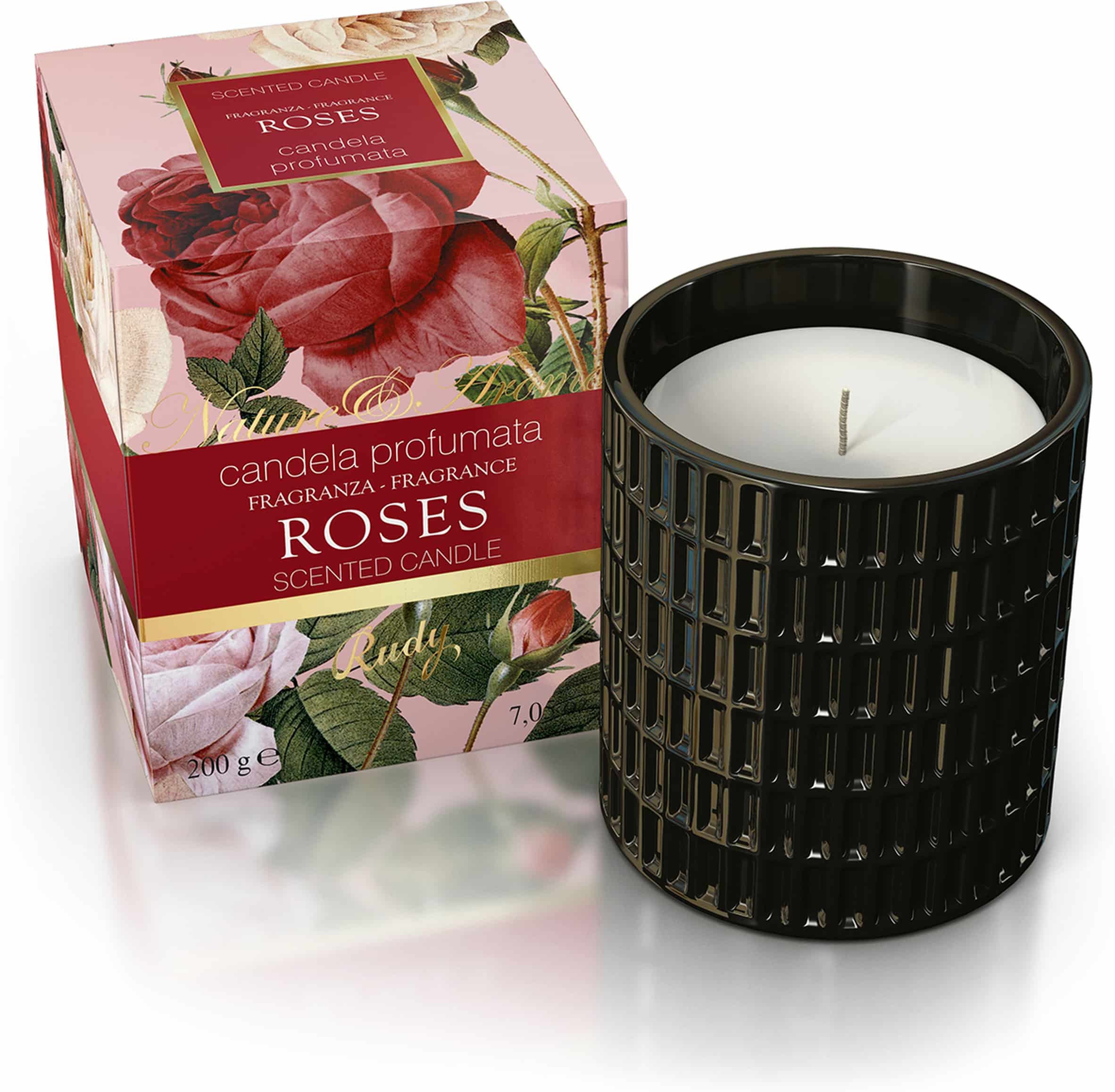 Nature&Arome Scented Candle  - Roses