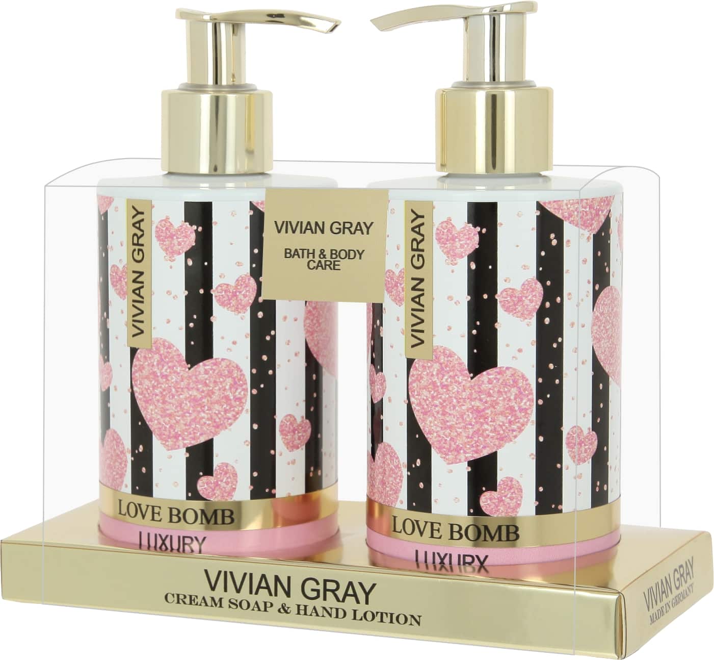 Vivian Gray Love Bomb Cream Soap & Hand Lotion Vivian Gray Love Bomb Cream Soap & Hand Lotion