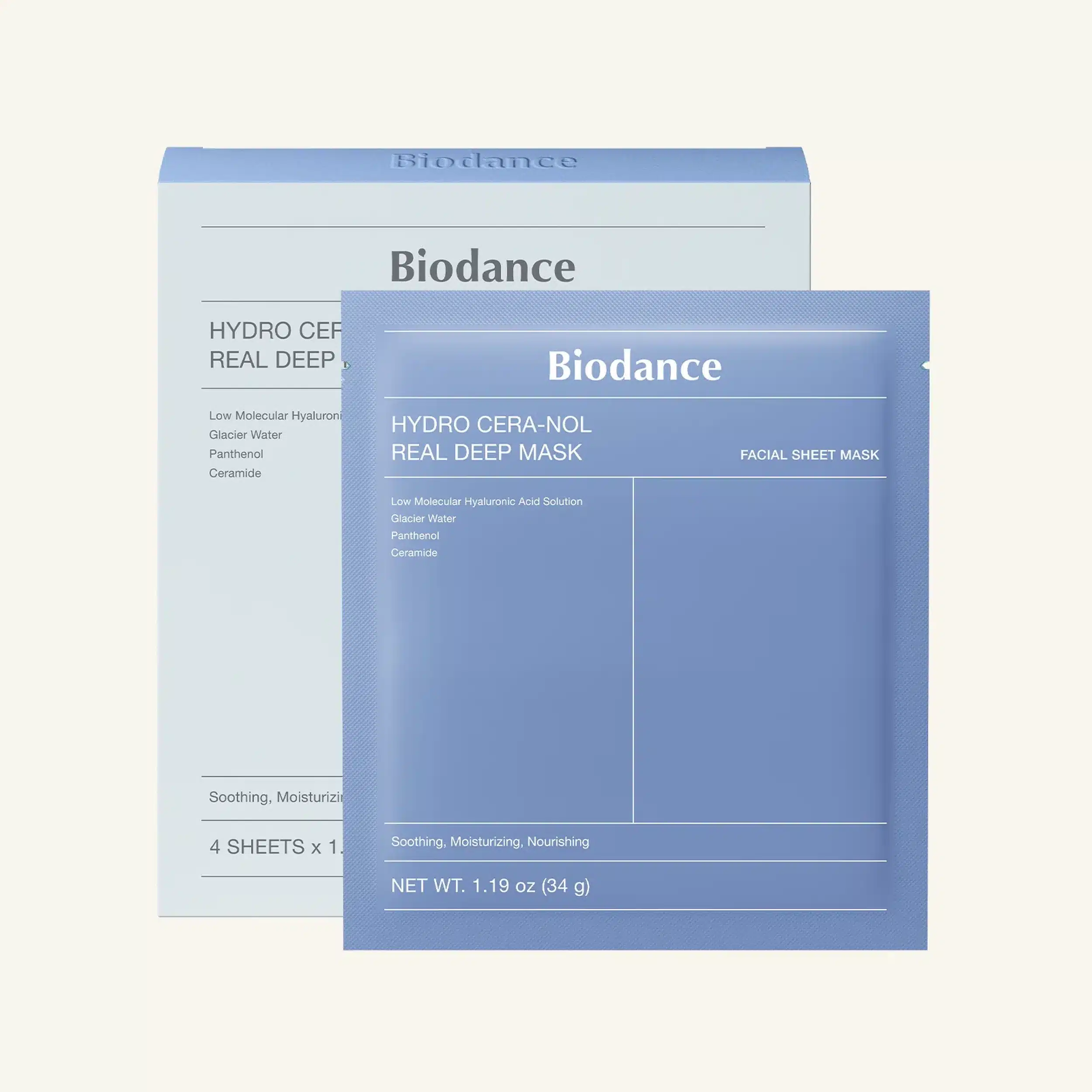 Biodance Hydro Cera-nol Real Deep Mask (x4 Sheet Mask)