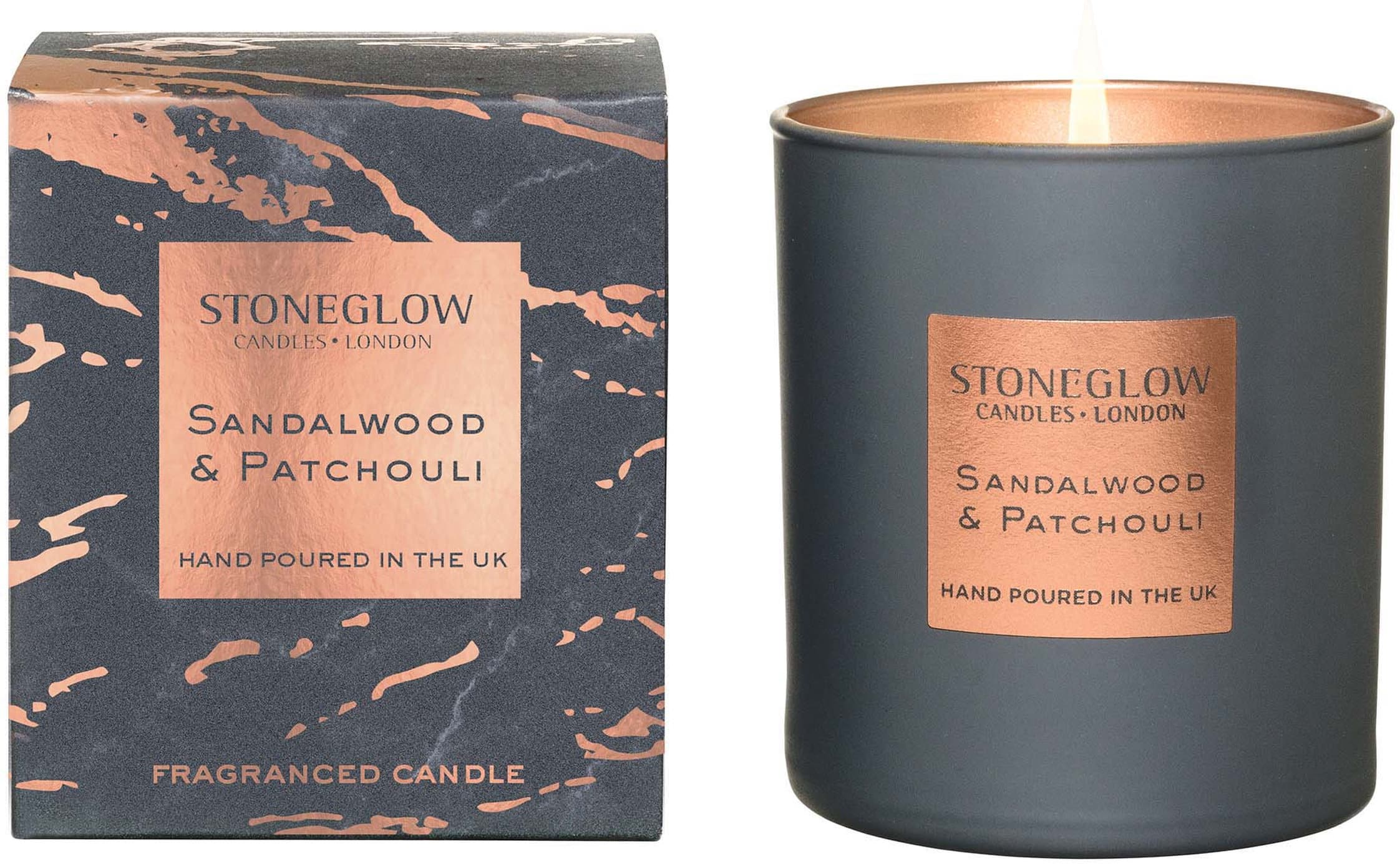 Stoneglow Luna - Sandalwood & Patch Candle