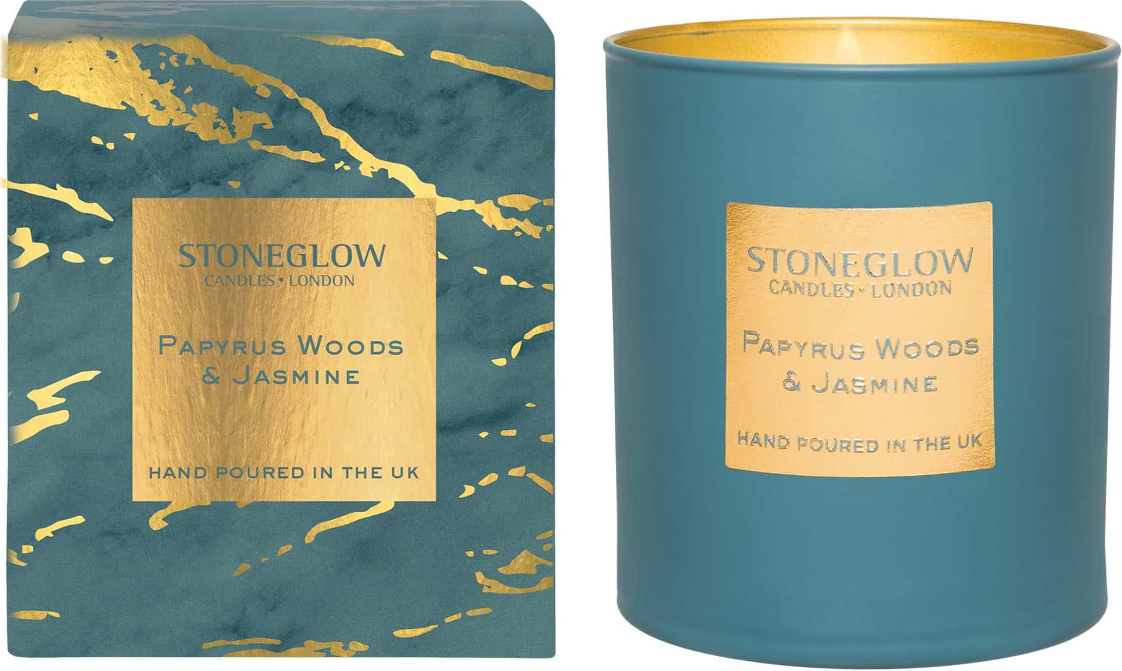 Stoneglow Luna -Papyrus Woods & Jasmaine Candle