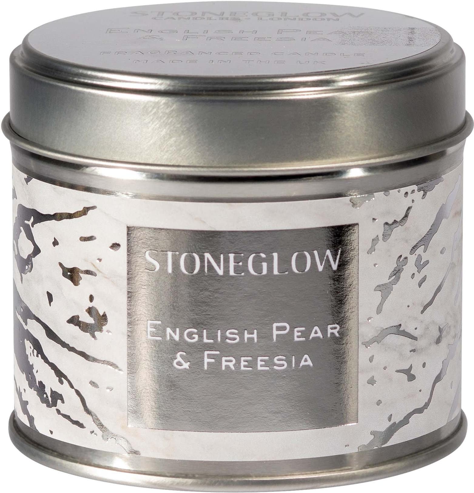 Stoneglow Luna -English Pear & Freesia Candle Tin