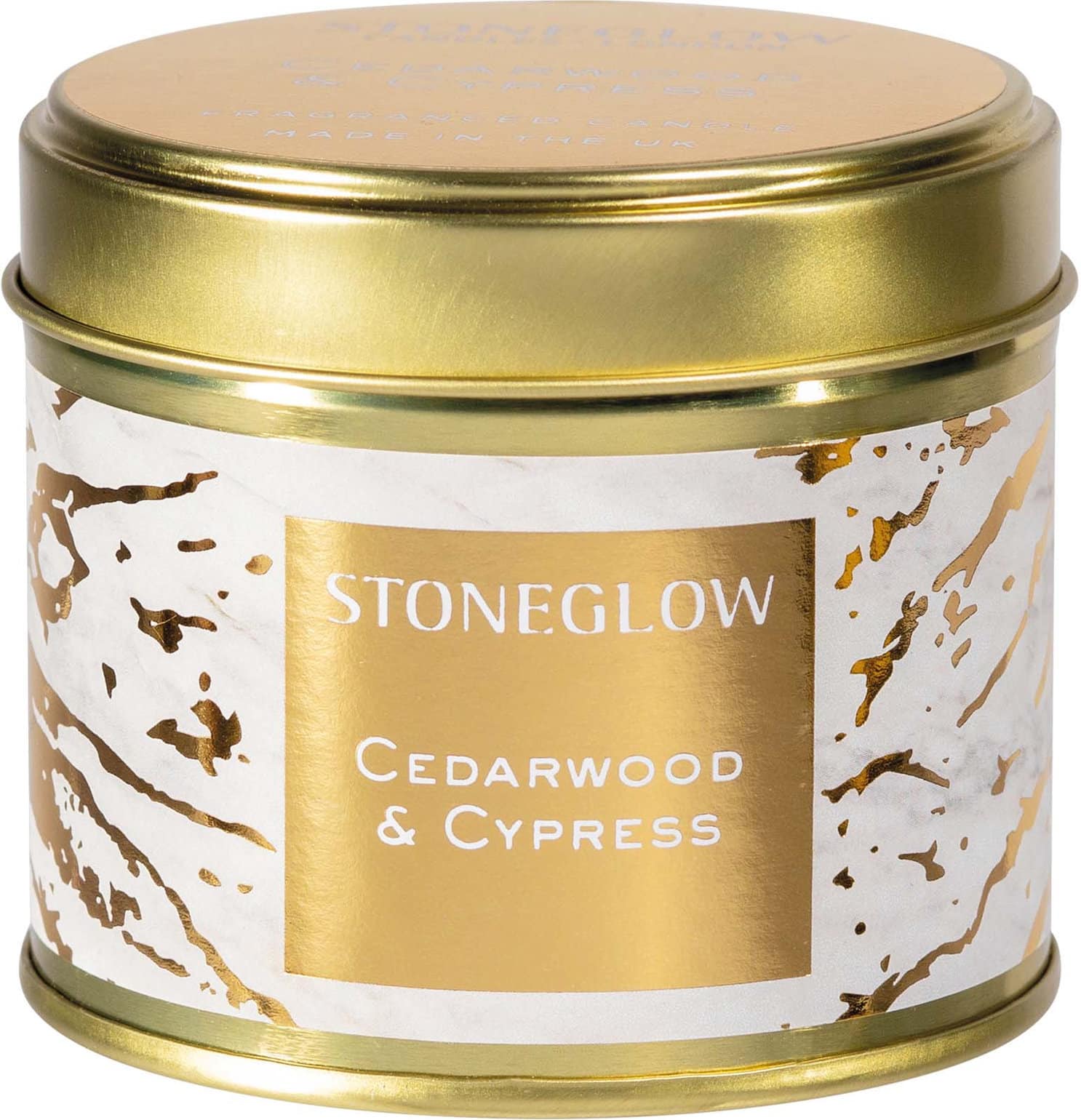 Stoneglow Luna - Cedarwood & Cypress Candle Tin