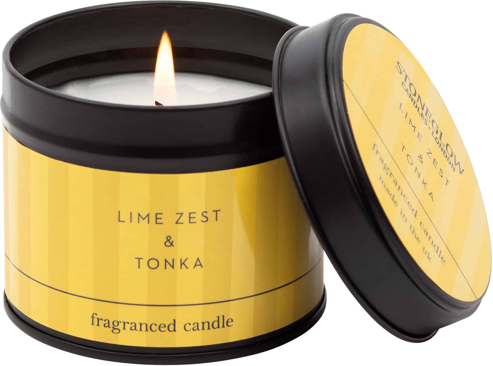 Stoneglow Luna – Modern Classics – Lime Zest & Tonka Candle Tin Stoneglow Luna - Modern Classics - Lime Zest & Tonka Candle Tin