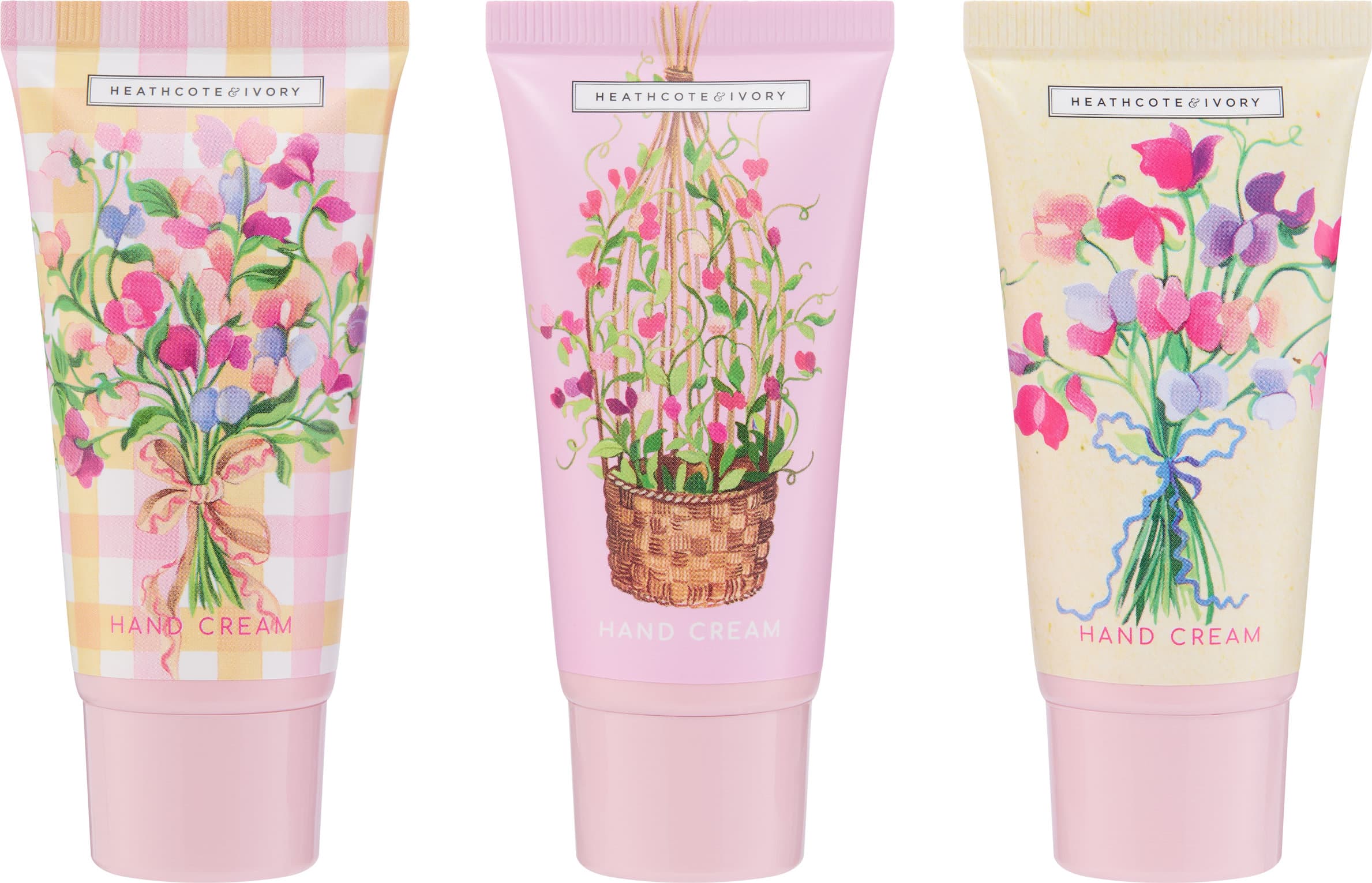 Heathcote Sweet Pea-Hand Cream Trio (3x30ml)