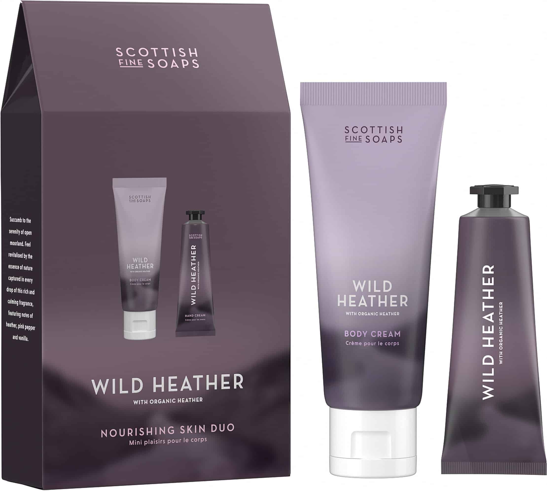 Scottish Fine Soaps Wild Heather Nourishing Skin Duo