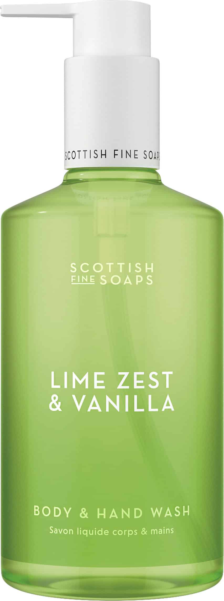 Scottish Fine Soaps Lime Zest & Vanilla Body & Hand Wash 300ML