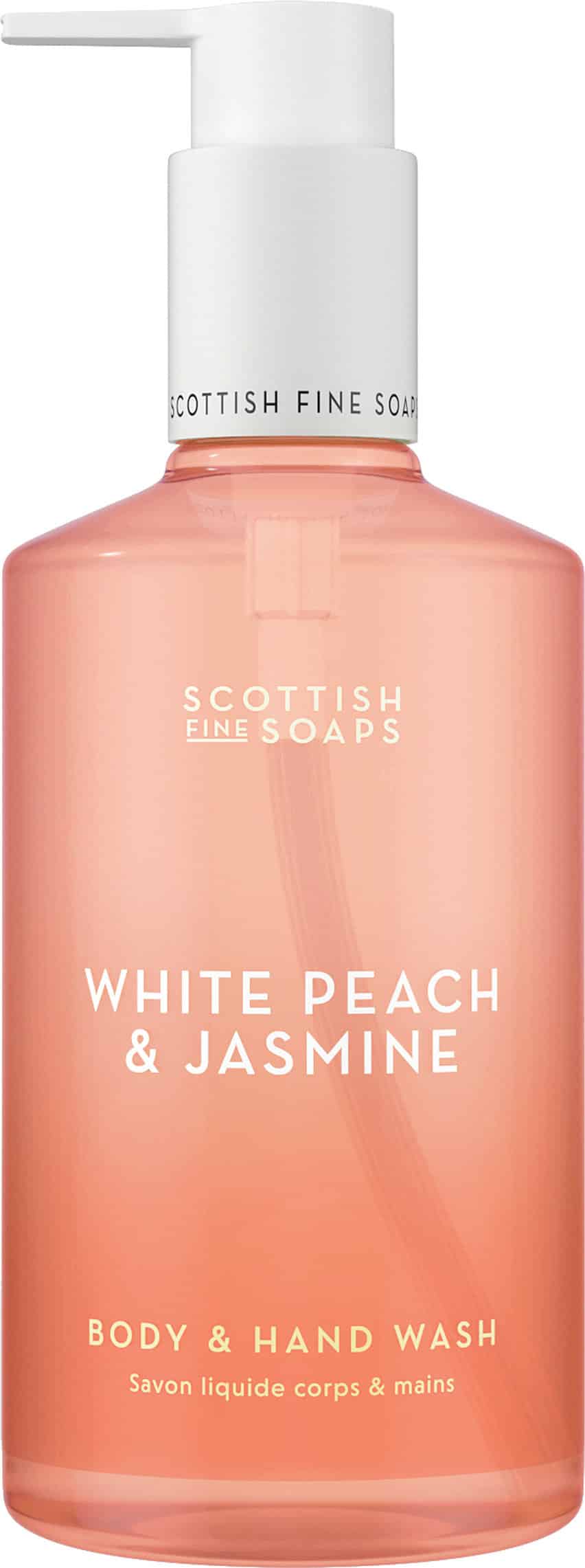 Scottish Fine Soaps White Peach & Jasmine Body & Hand Wash 300ML