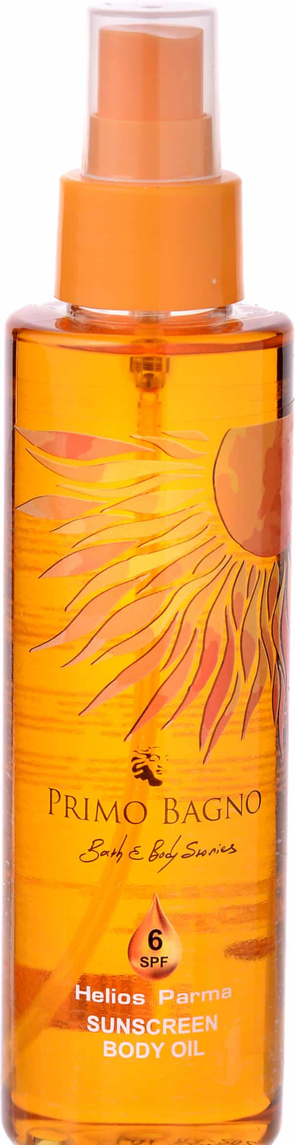 Primo Bagno Helios Parma Sunscreen Oil Spf 6 Primo Bagno Helios Parma Sunscreen Oil Spf 6
