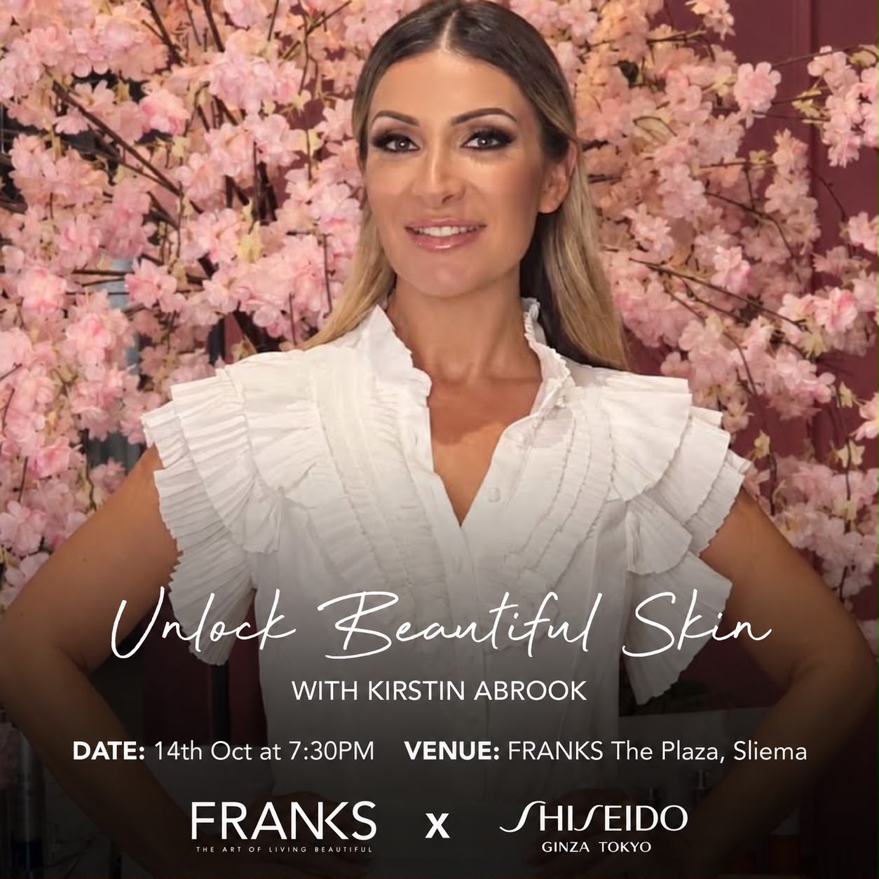 Shiseido Unlock Beautiful Skin Masterclass by Kirstin Abrook