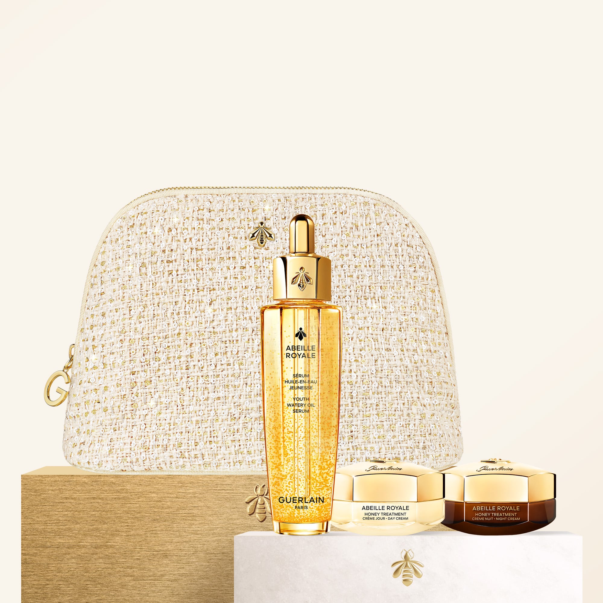 Guerlain Abeille Royal Age-Defying Ritual Youth Watery Oil Serum Set Guerlain Abeille Royal Age-Defying Ritual Youth Watery Oil Serum Set