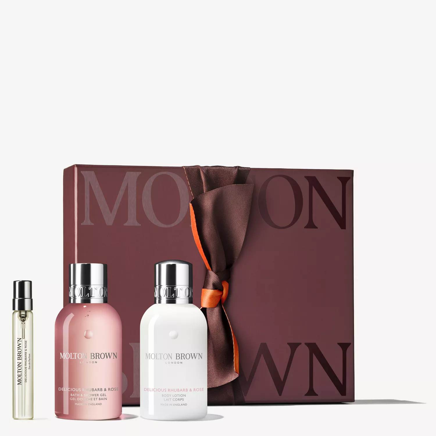 Molton Brown Rhubarb & Rose Scent Layering Set
