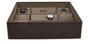 Stackers   Men Casual Watch Box Brown/ Khaki x 15 pc Accessories