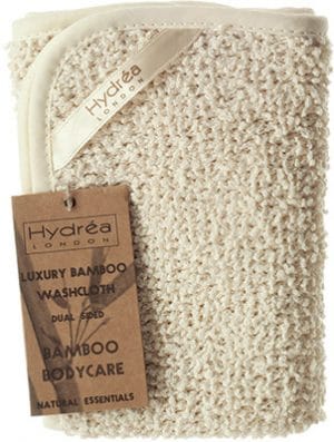 Hydrea London Bamboo Duo- Sided Washcloth Bath & Body