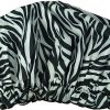 Hydrea London Shower Cap – Zebra Pattern Bath & Body