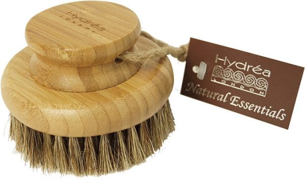 Hydrea London Bamboo Round Body Brush with Mane & Cactus Bristle Accessories