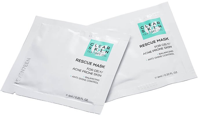 Seven7een Clear Skin Rescue Mask Double Pouch