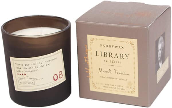 Gentlemen’s Hardware Library Candle – Mark Twain Accessories