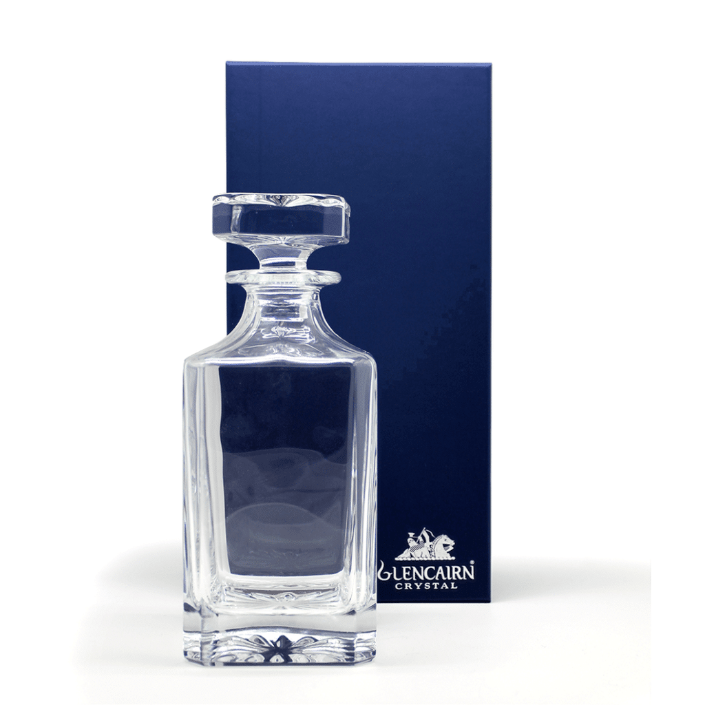 Glencairn Glencairn Iona Round Decanter with Stopper & 4 Whisky Glasses ...